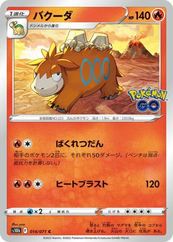 Camerupt Pokemon card